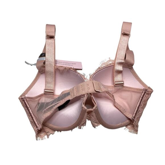 Victoria's Secret Very Sexy Shine Strap Lace Push-Up Bra Cameo Ombre Size 32D - Picture 2 of 4